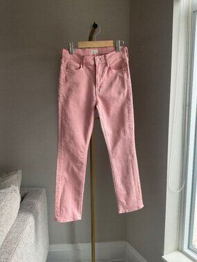 Mother Denim The Mid Rise Dazzler in Play Date Quartz Pink